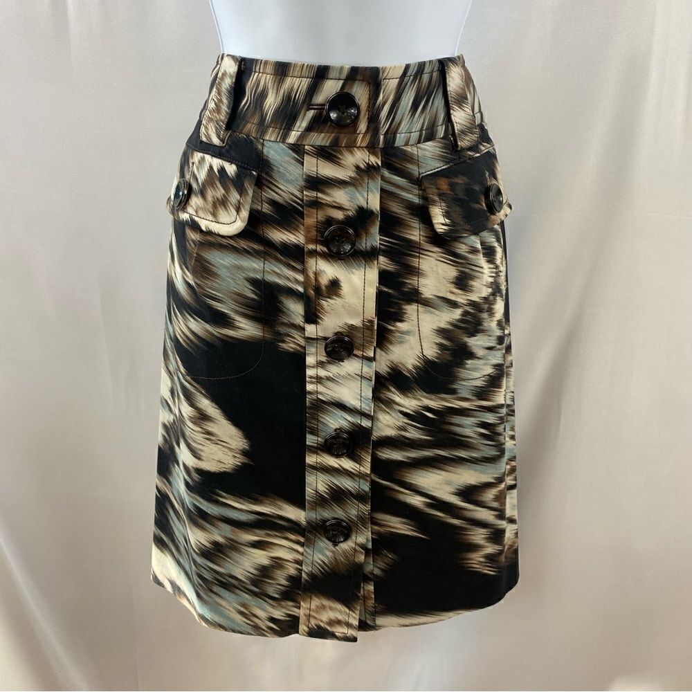 Etcétera Button Down Pockets Skirt